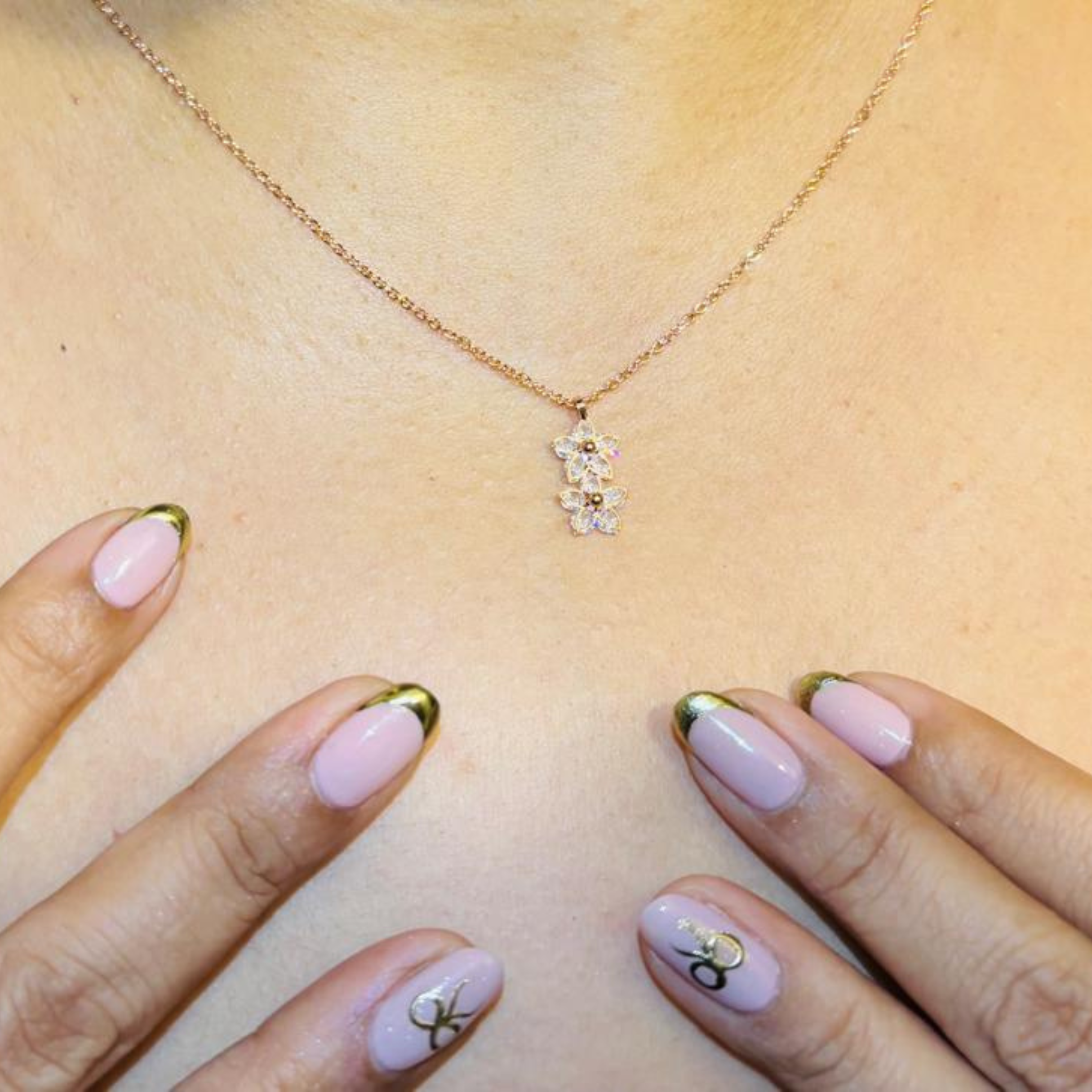 Dewdrop Blossom Diamond Pendant