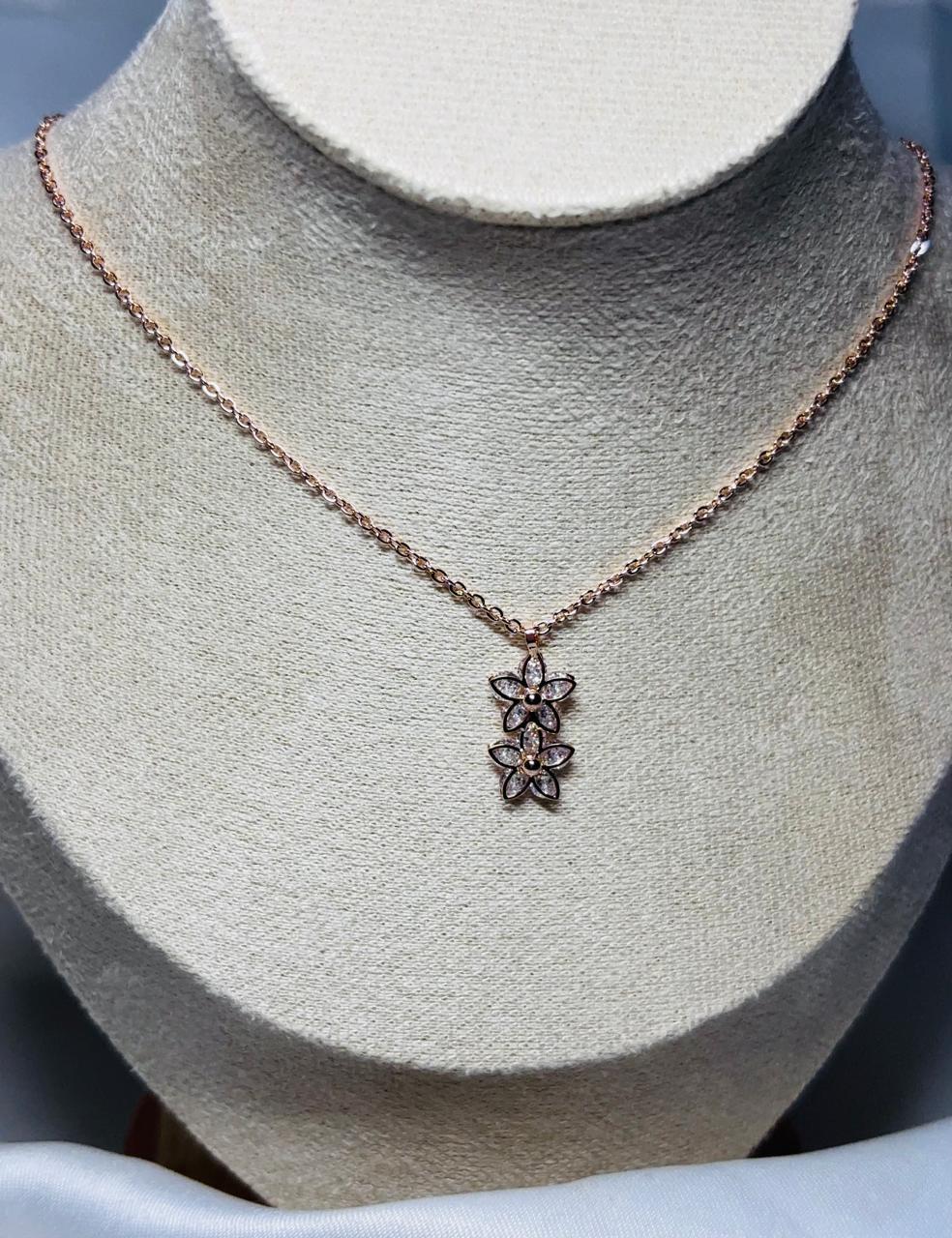 Dewdrop Blossom Diamond Pendant