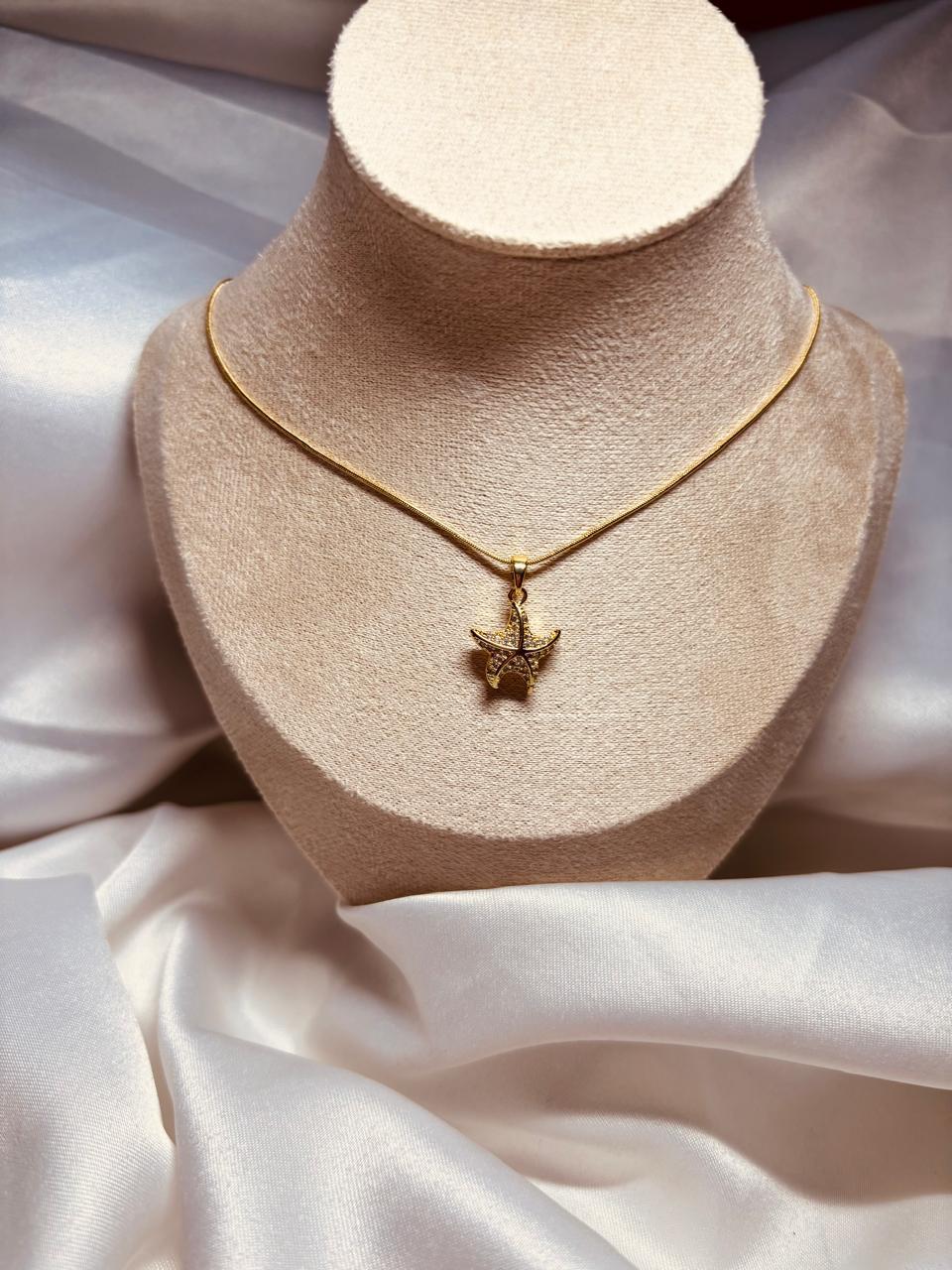 Studded Star Pendant